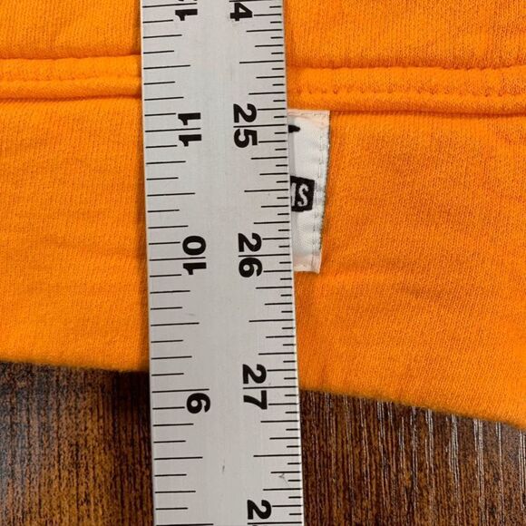 CHUMS Hurricane‎ Button Down Sweat Shirt Small Orange - Picture 4 of 5